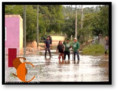 En Hopelchén, inundaciones afectan 10 viviendas en la comunidad de San Francisco Suc Tuc. 